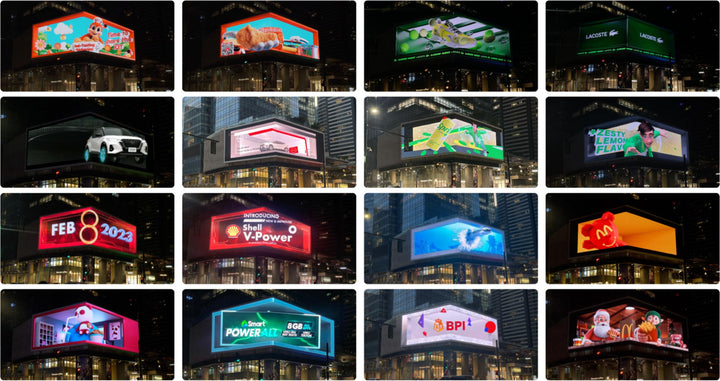3D LED Billboard, One Bonifacio High Street, BGC Taguig, Philippines