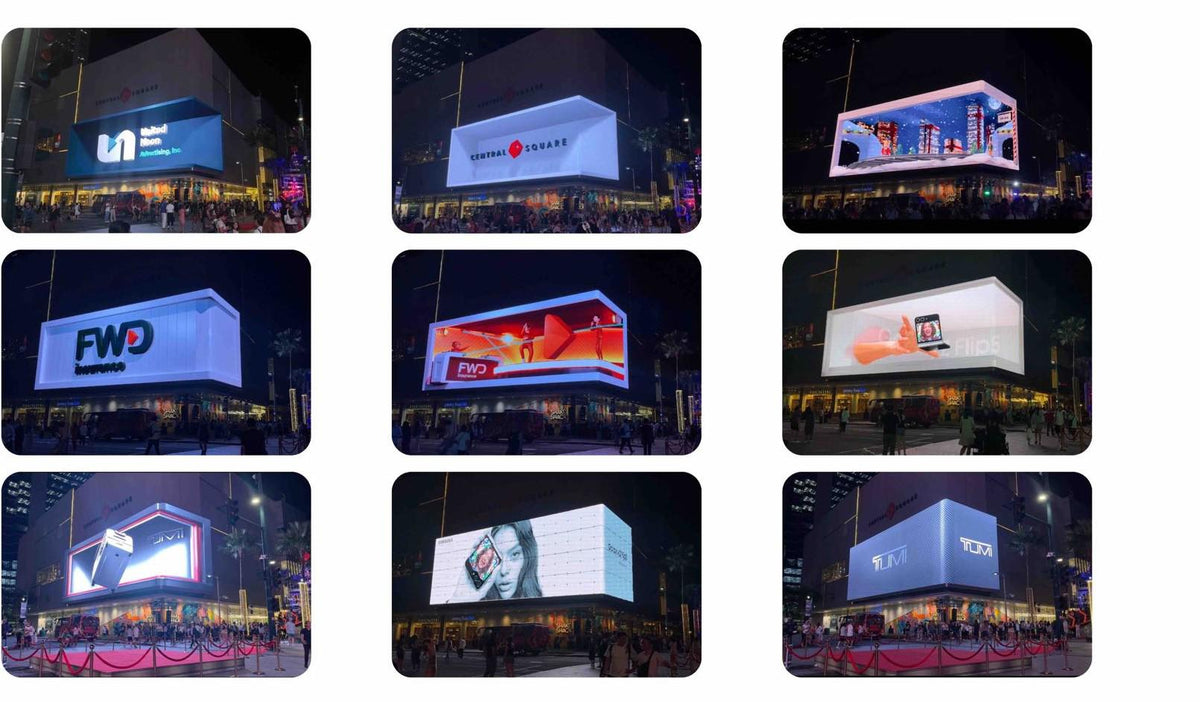 3D LED Billboard, Central Square, BGC Taguig, Philippines