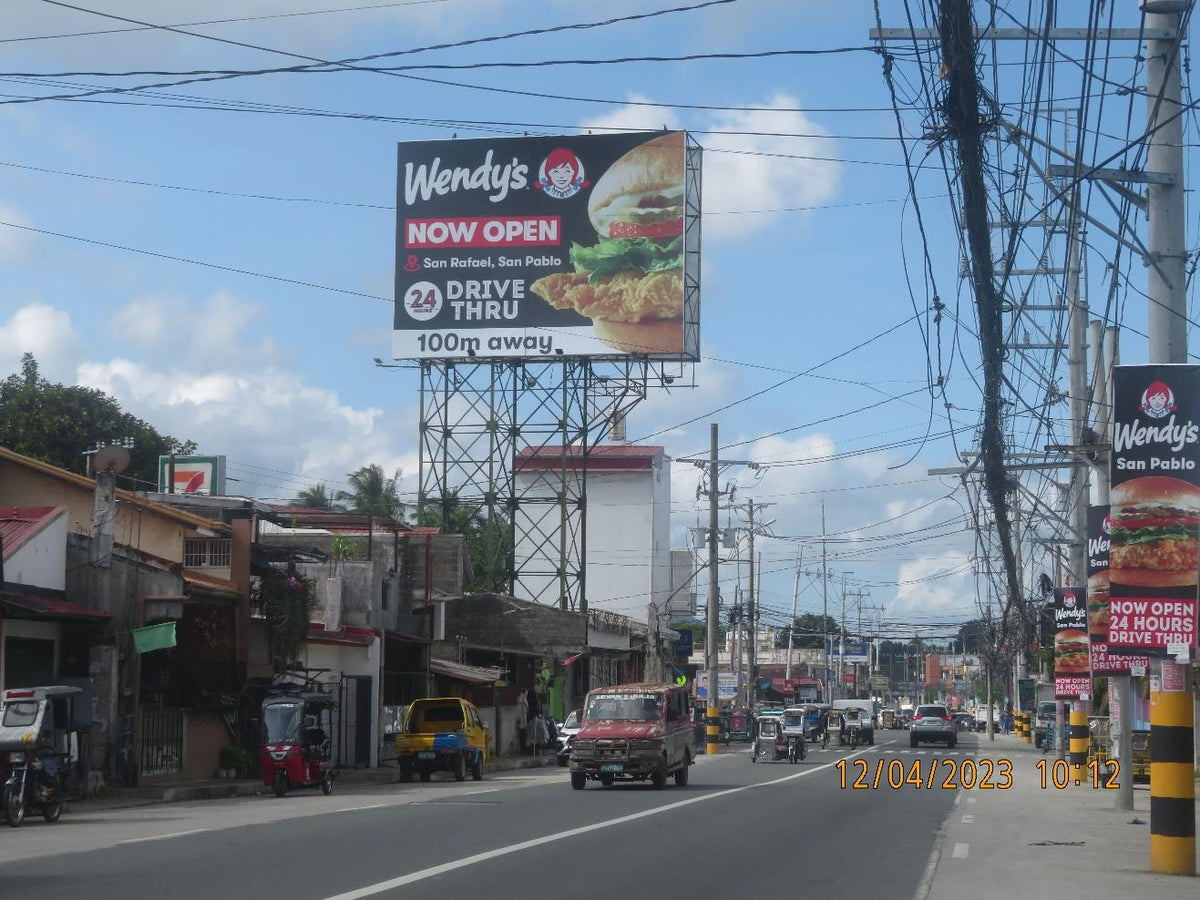 Double-Faced Billboard, San Pablo Laguna, Philippines