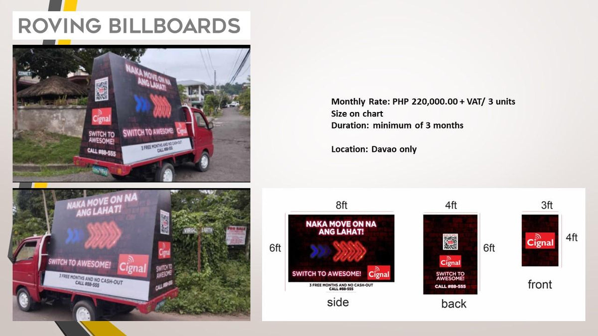 Mobile LED Vans (3-Unit Package), Metro Manila, Philippines