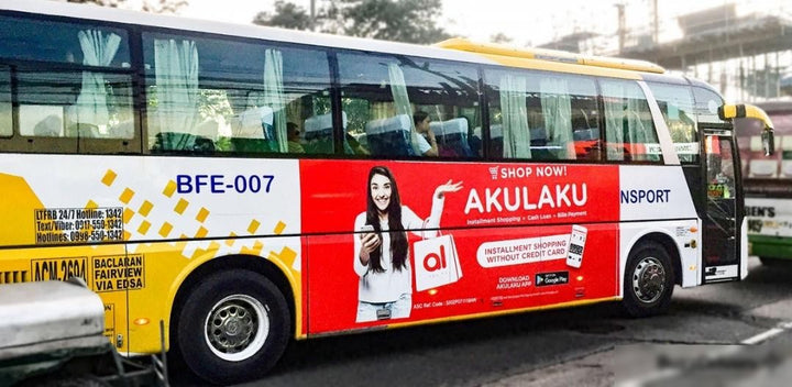Bus Side Ads, Metro Manila and Provincial Routes, Philippines