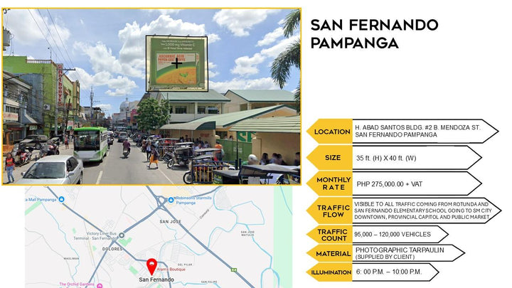 Billboard, San Fernando Pampanga, Philippines