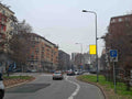 Pole sign Via Gian Carlo Castelbarco palo n. 29, Milano, Italy