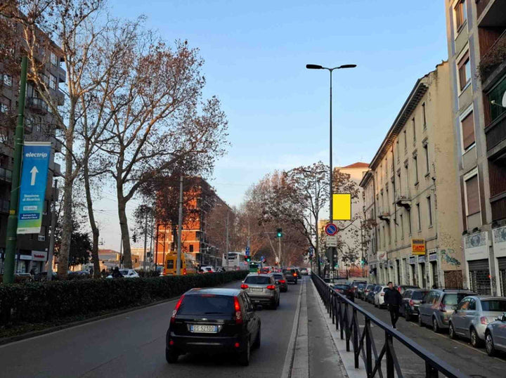 Pole sign Viale Tibaldi palo n. 5, Milano, Italy
