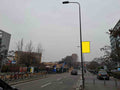 Pole sign Via Giovann Spadolini palo n. 64, Milano, Italy