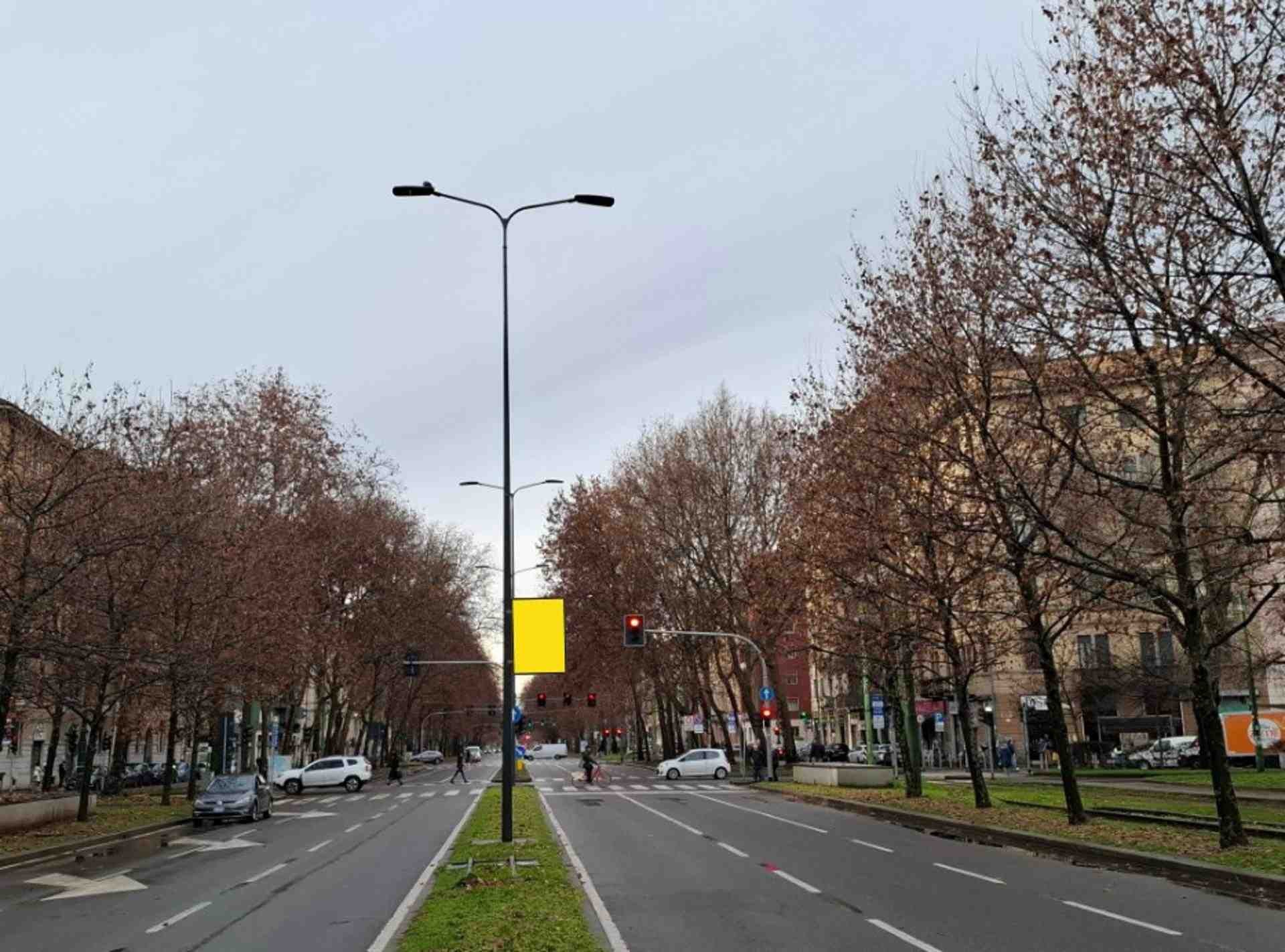 Pole sign Piazzale Istria palo n. 44, Milano, Italy