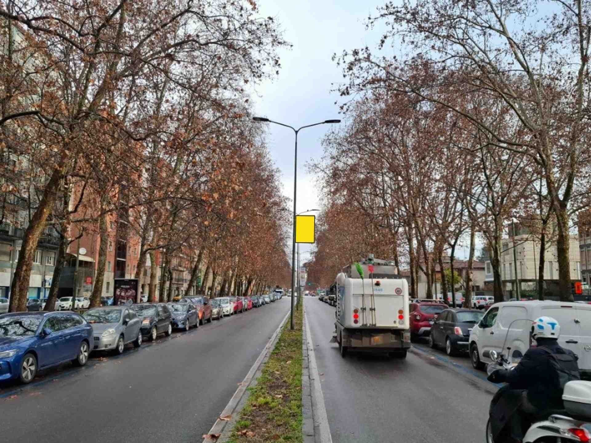 Pole sign Viale Zara palo n. 2, Milano, Italy