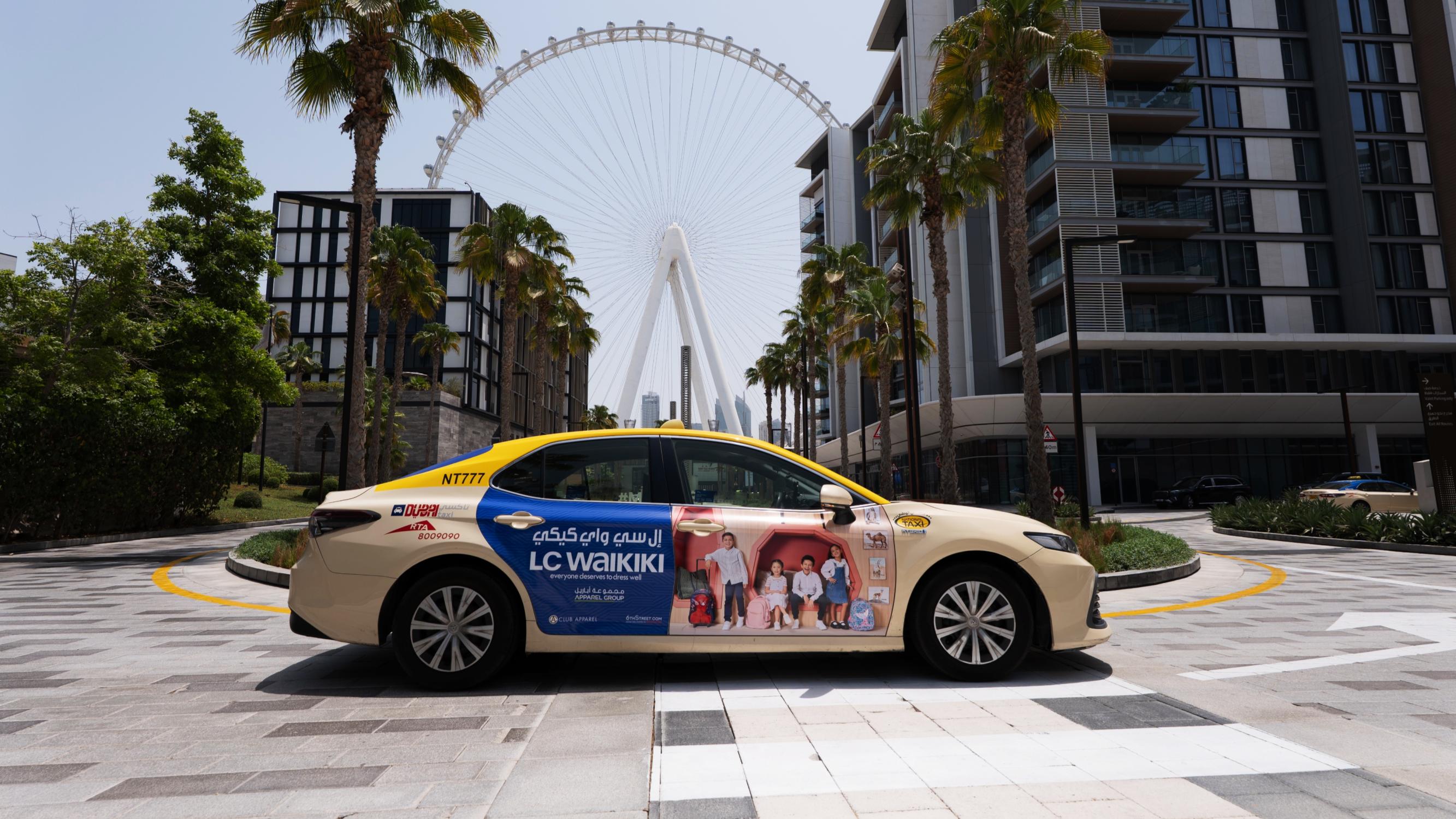 Taxi Advertising, Dubai