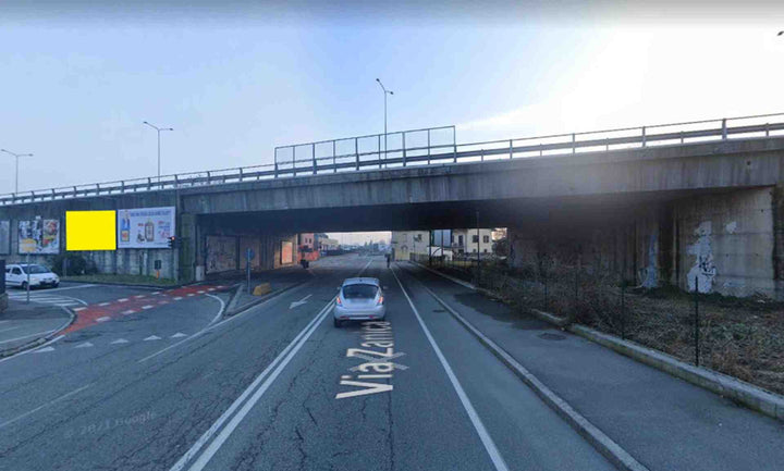 Temporary billboard Via Zanica ang. Bretella da Orio (Pos. B), Bergamo, Italy