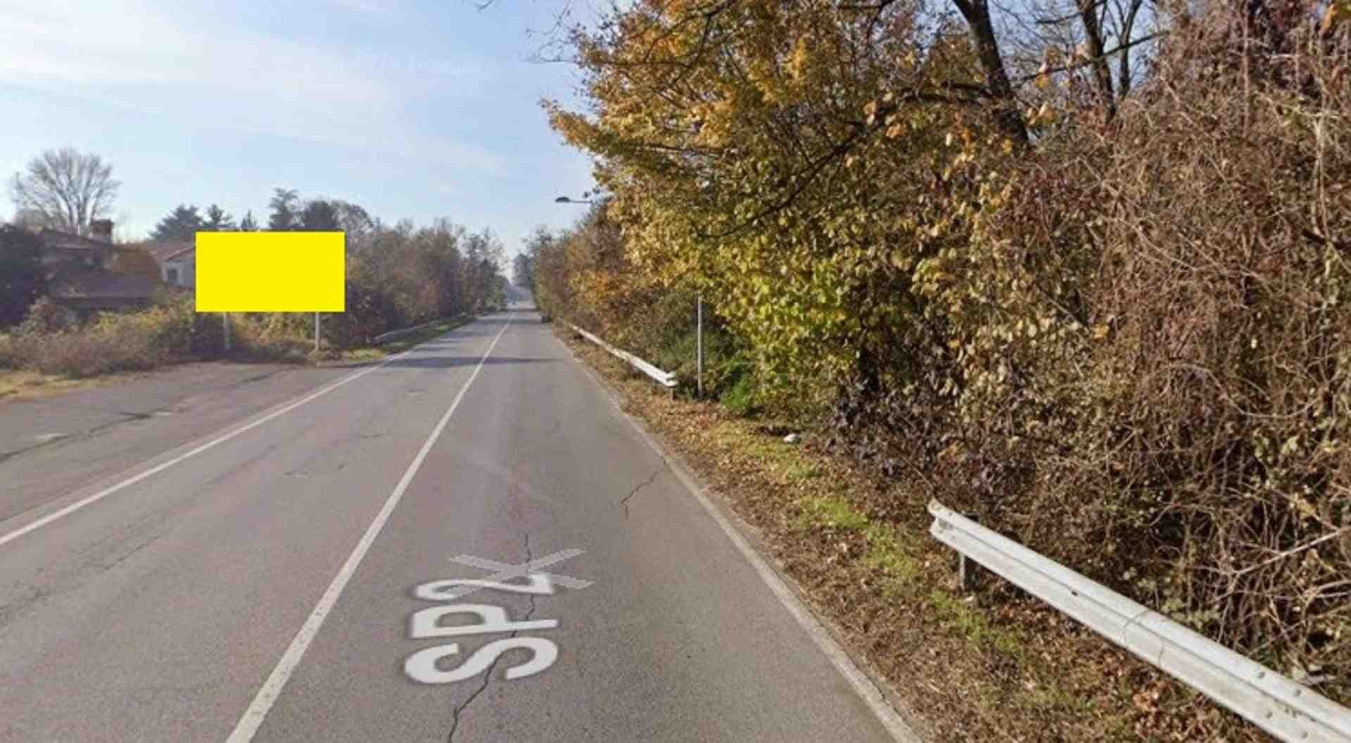 Temporary billboard S.p. 2 (Via Bergamo), Vimercate, Italy