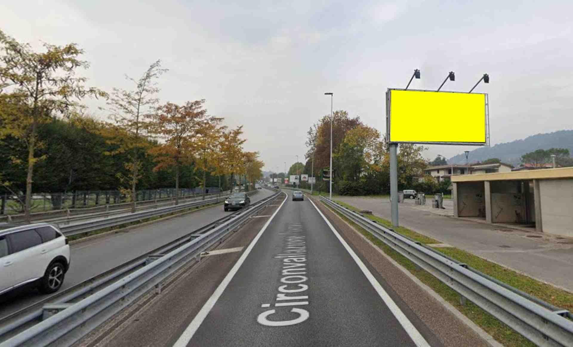 Temporary billboard Circonvallazione Fabriciano, Bergamo, Italy
