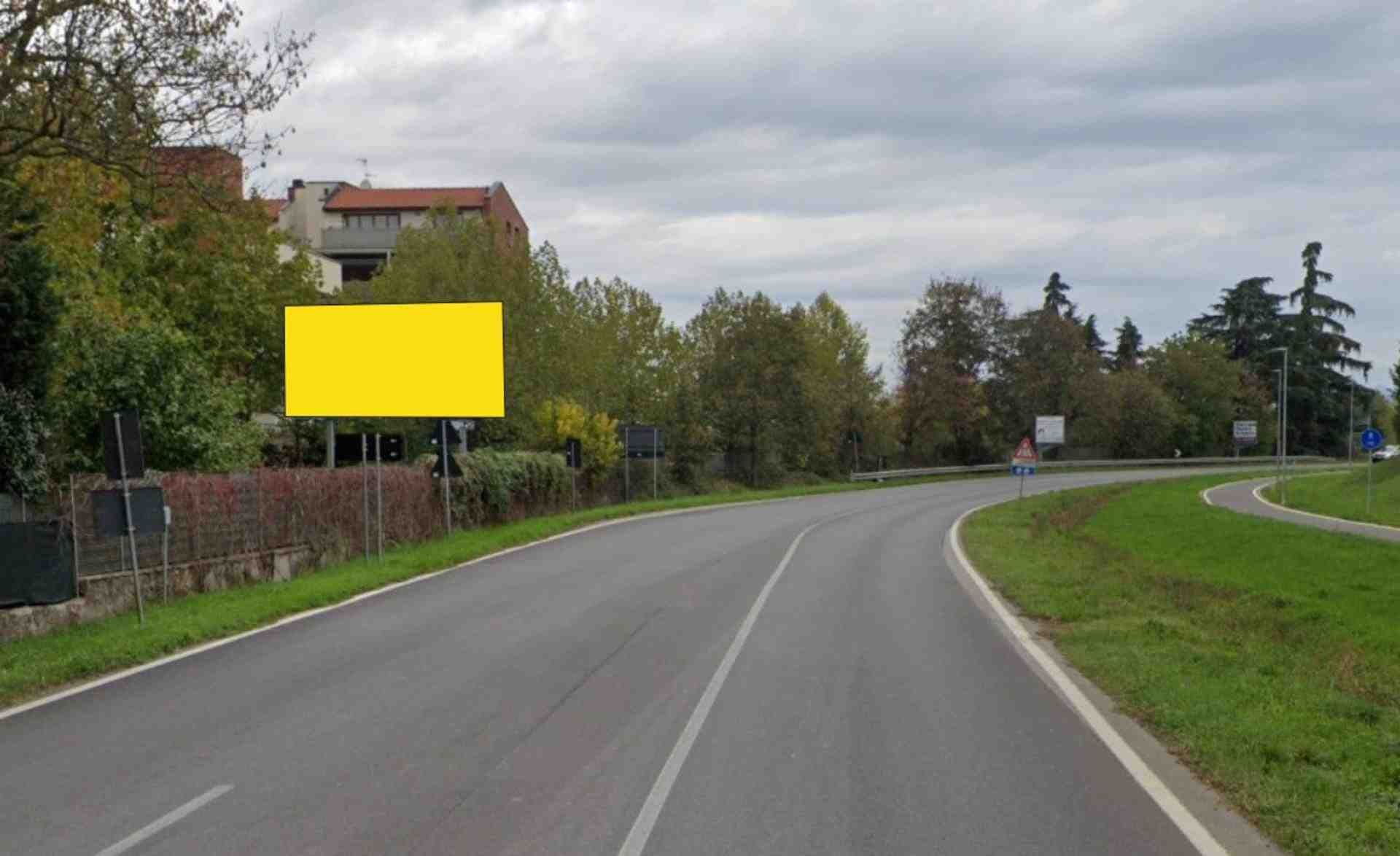 Temporary billboard S.p. 176 Km. 6+300/sx (dir. Bellusco), Cavenago DI Brianza, Italy
