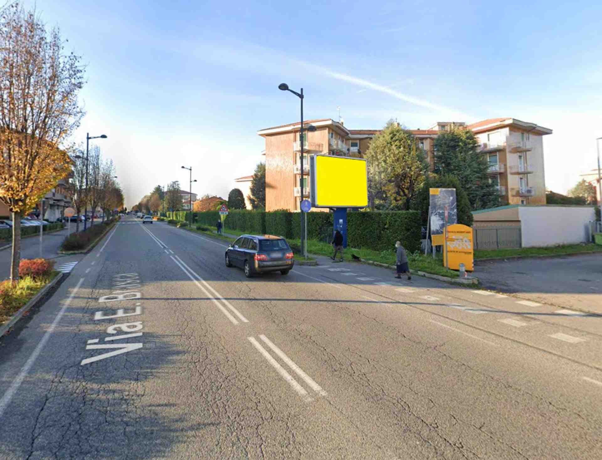 Temporary billboard Via Brasca (dir Busnago), Trezzo Sull'adda, Italy