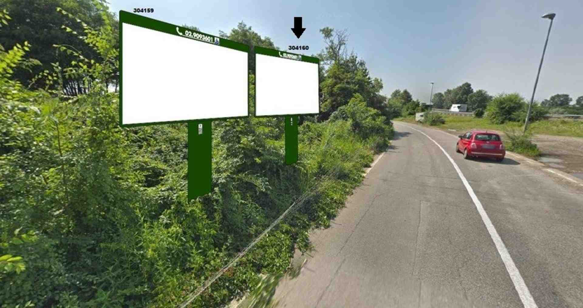 Temporary billboard Viale Germani verso stazione Milano posiz.1, Melzo, Italy