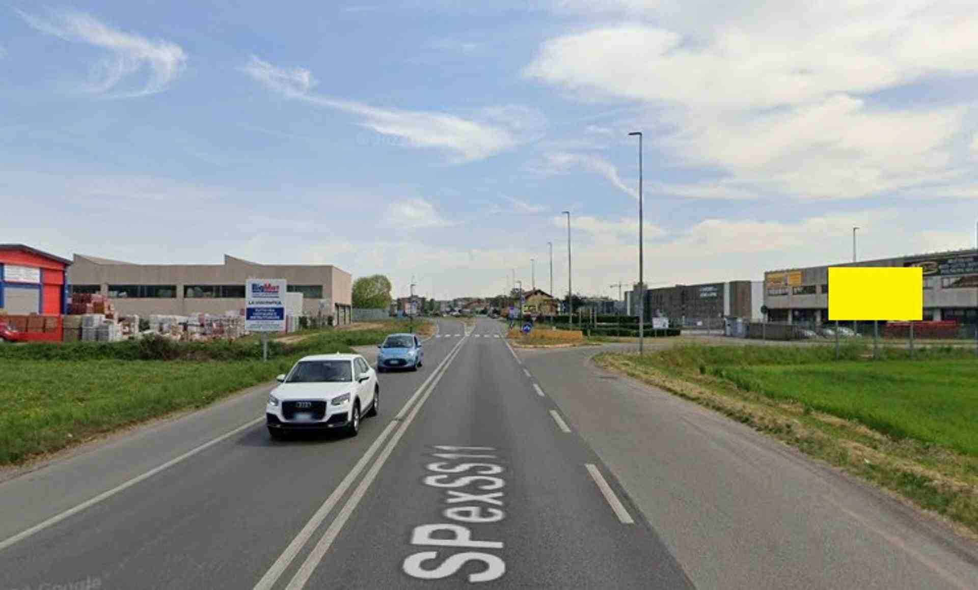 Temporary billboard S.p. 11 Km. 171+900/dx (Via Milano), Cassano D'adda, Italy
