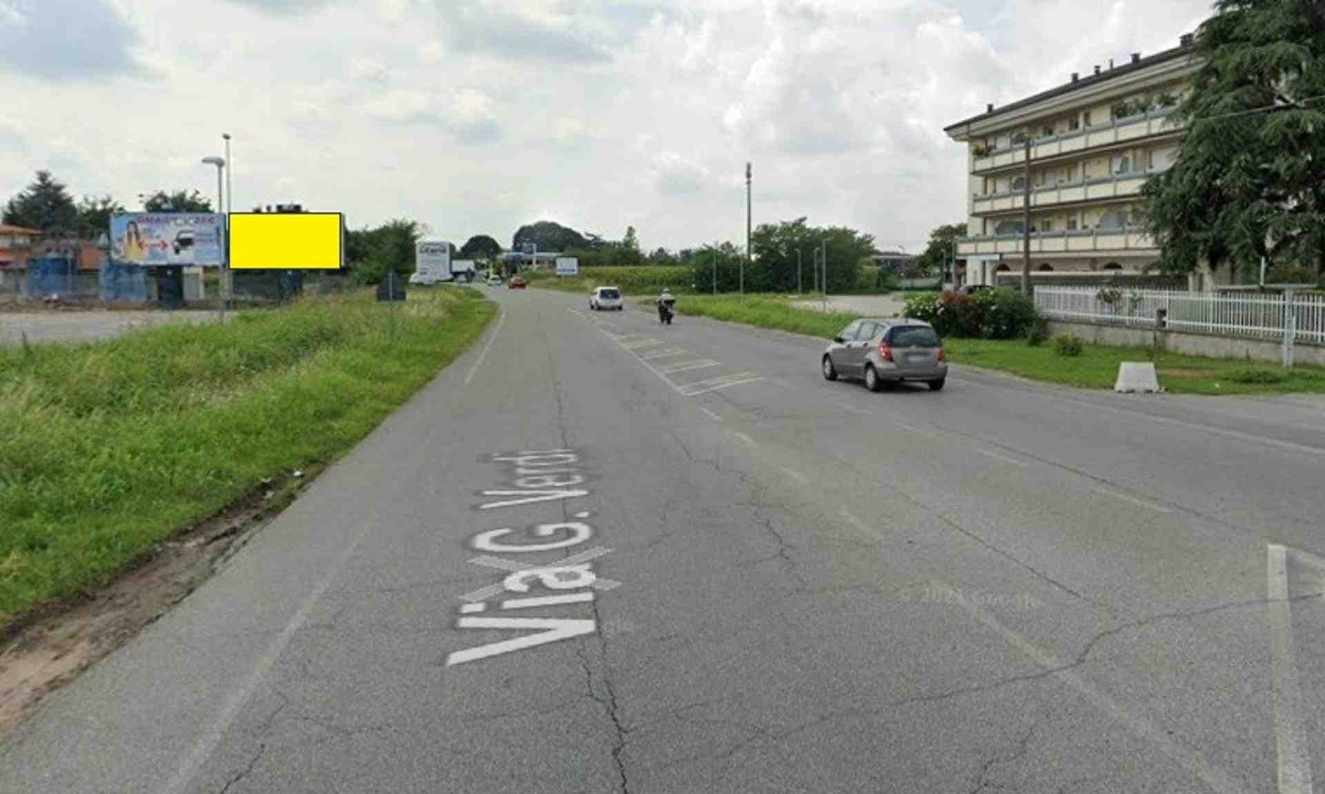 Temporary billboard S.p. 179 Km. 4+340/dx (dir. Bellinzago), Trezzano Rosa, Italy