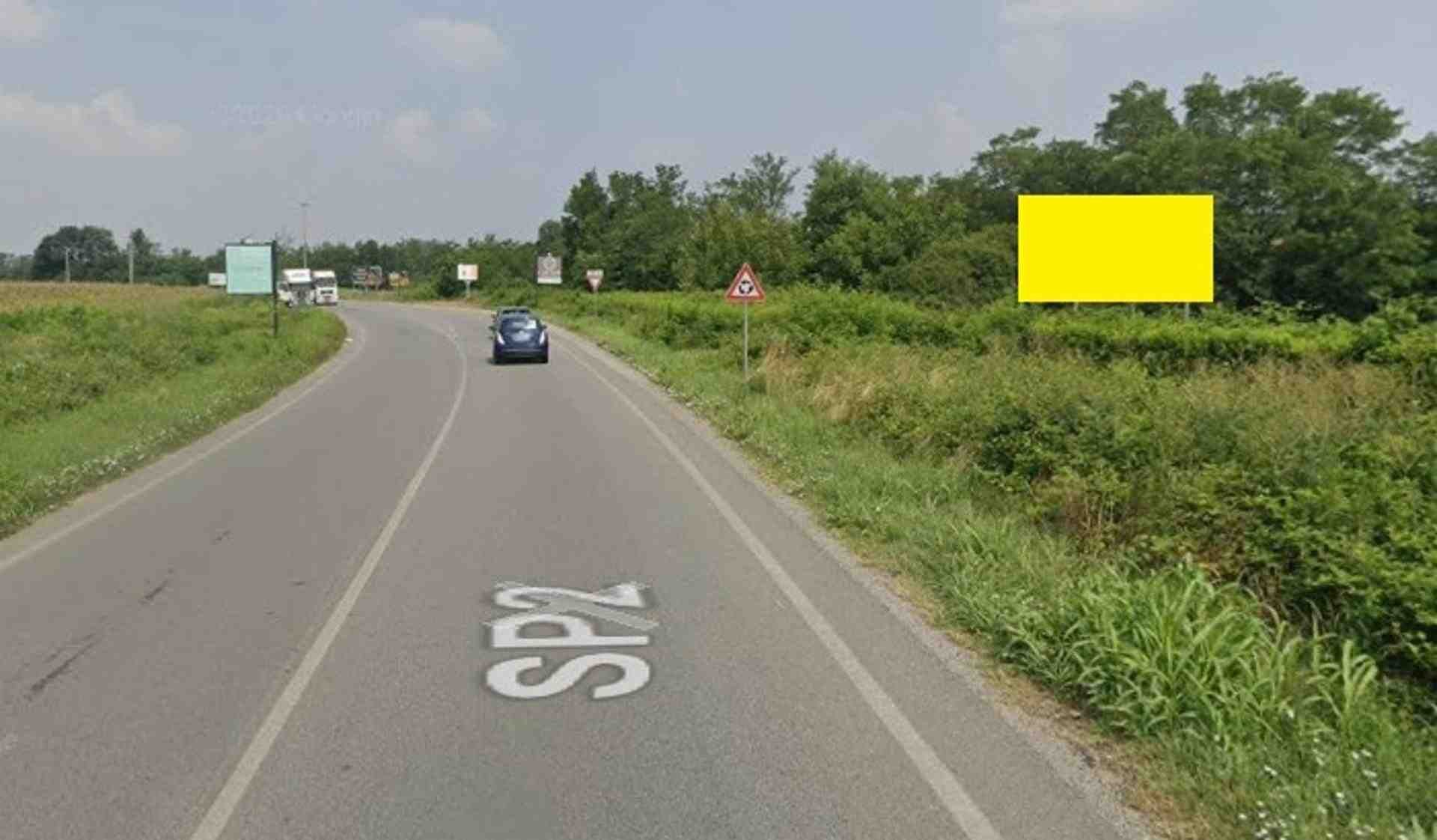 Temporary billboard S.p. 2 Km. 16+600/sx, Trezzo Sull'adda, Italy