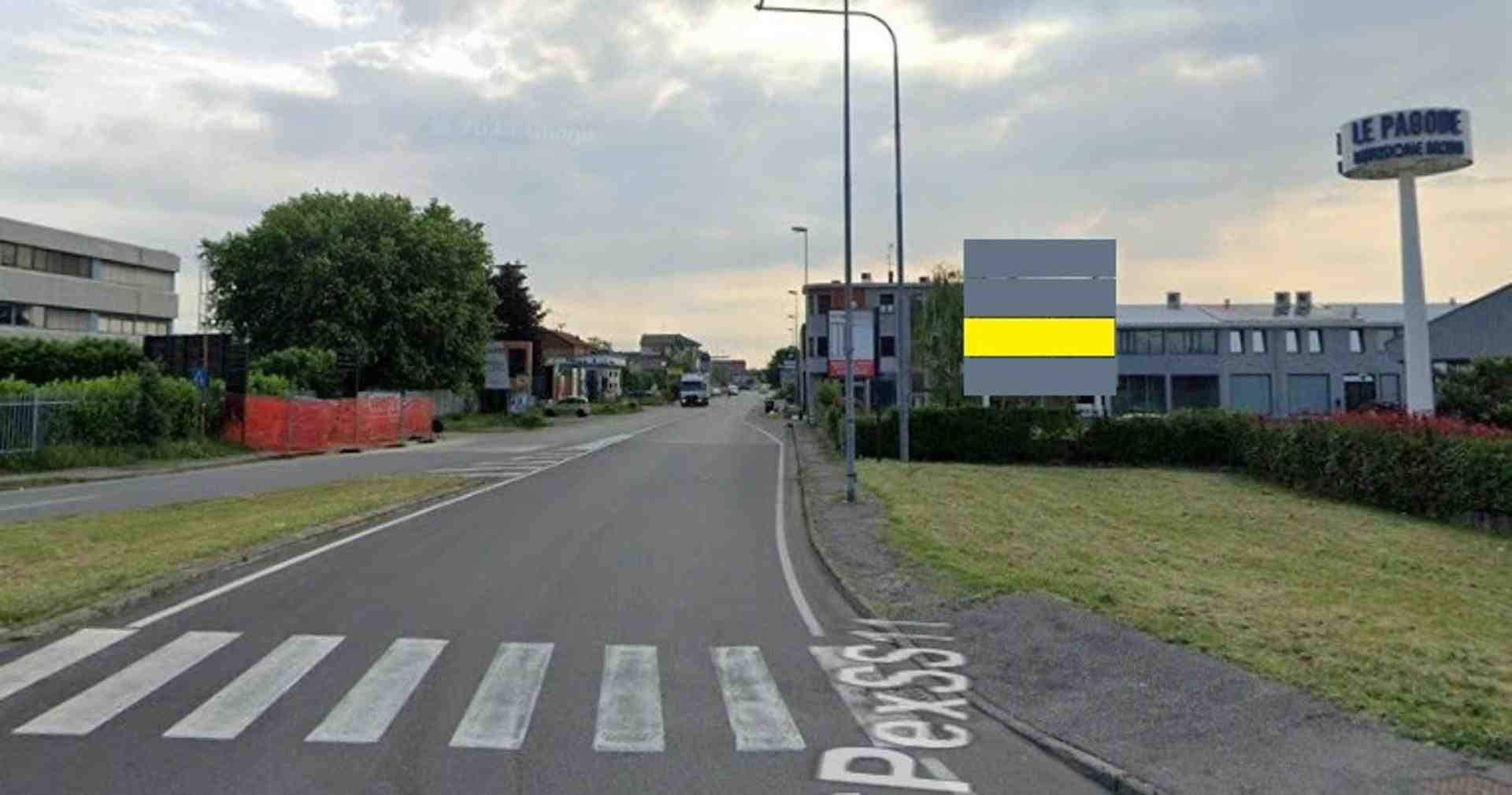 Temporary billboard S.s. 11 angolo Via 1° Maggio, Cernusco Sul Naviglio, Italy