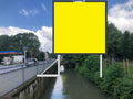 Temporary billboard Via Borgo Palazzo, Bergamo, Italy