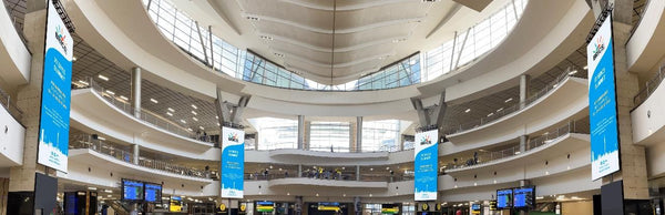 The Atrium LED Screens, International Arrivals, O.R. Tambo International Airport, Johannesburg — image 2