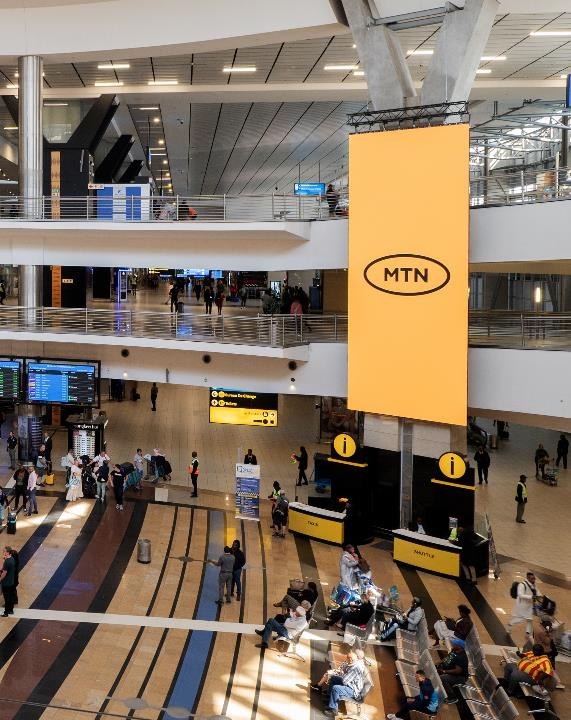 The Atrium LED Screens, International Arrivals, O.R. Tambo International Airport, Johannesburg — image 3