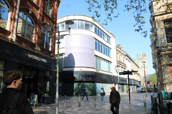 Trinity Street & The Hayes Large-Format Billboard, Cardiff