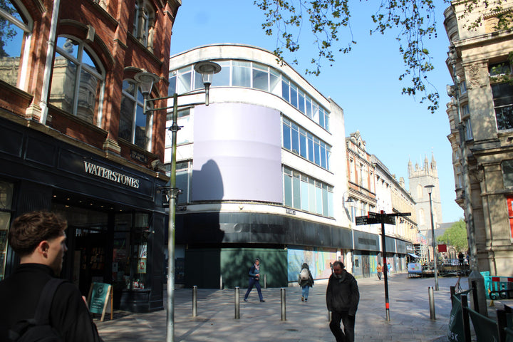 Trinity Street & The Hayes Large-Format Billboard, Cardiff