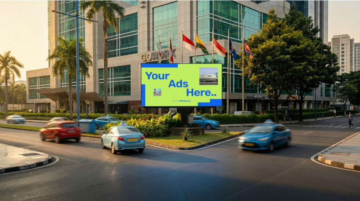 Mega Kuningan Digital LED Screen, Jakarta Selatan, Indonesia