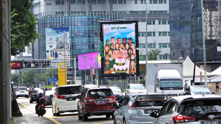 Jalan Tun Razak Digital Billboard, Kuala Lumpur