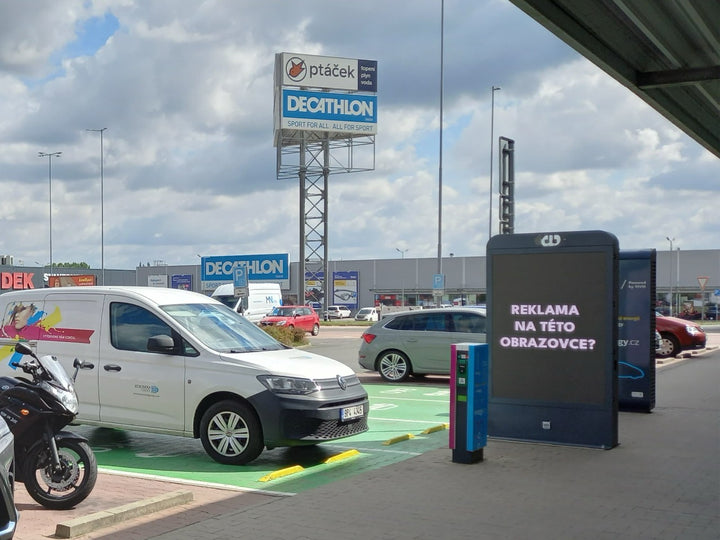 Digital CLV Screen, Retail Park, Tábor