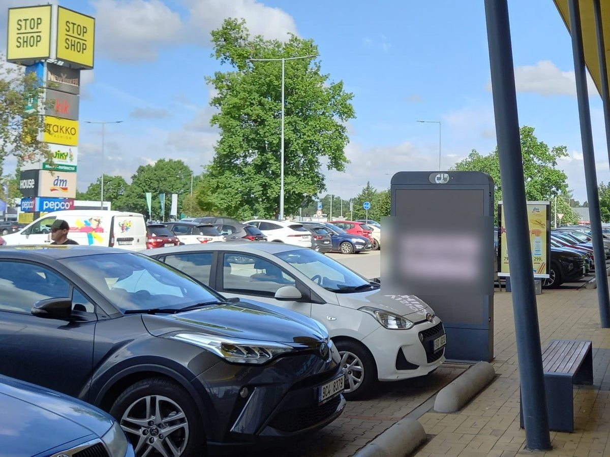 Digital CLV Screen, Stop Shop, Tábor