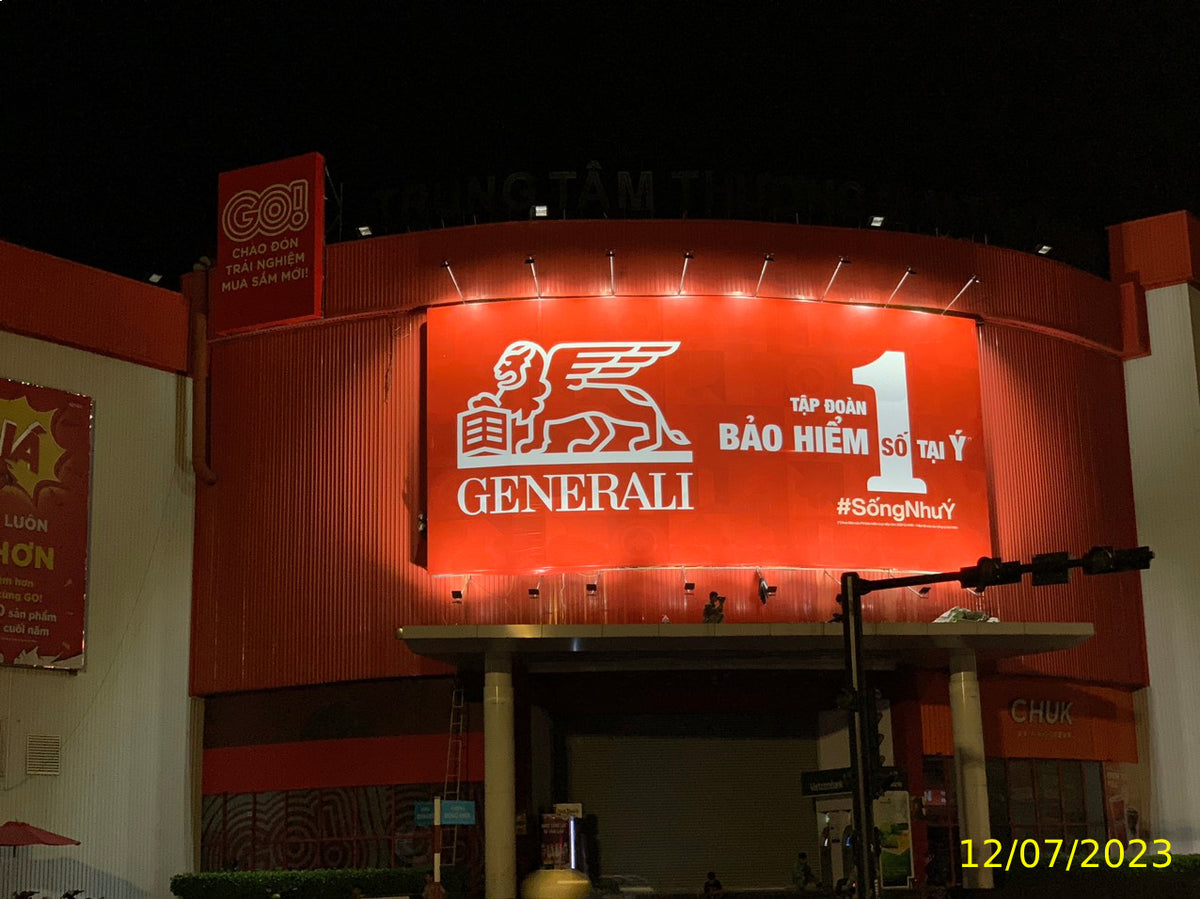Wall Billboard, Shopping mall Go Tân Hiệp, Biên Hòa, Dong Nai