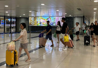 Wall Lightbox at the Domestic Arrivals Exit, Wing A, Noi Bai Airport Terminal 1, Hanoi