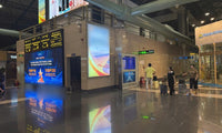 Wall Lightbox opposite the Business Class Lounge, Noi Bai Airport Terminal 1, Hanoi