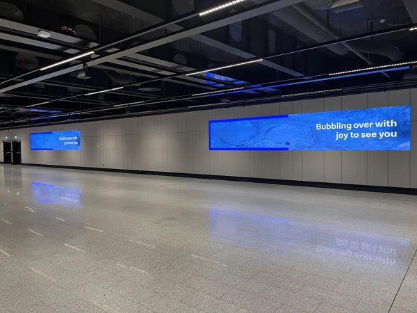 Wall Screens (2), Baggage Hall, Keflavík Airport — image 2