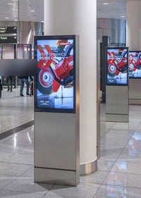 Welcome Columns, Terminal 2 Entrance Level 03, Munich Airport